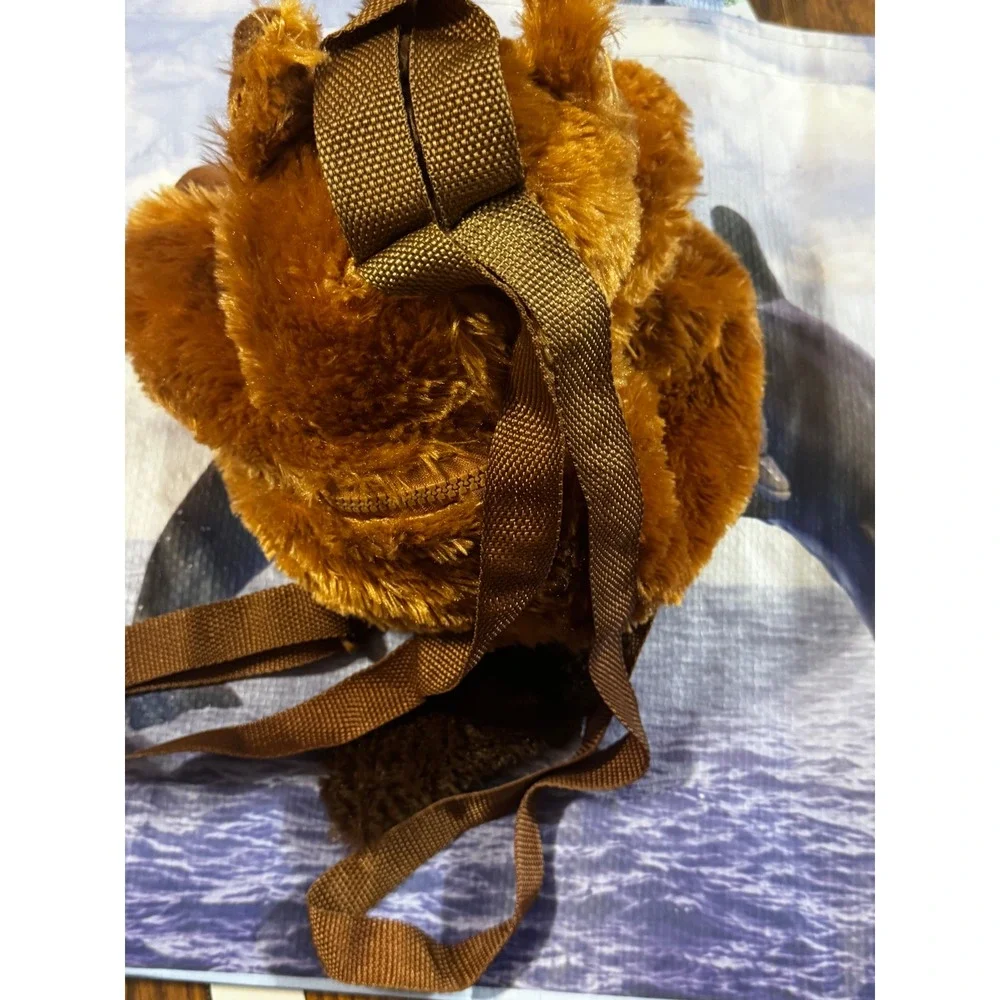 Critter Collection Brown Horse Plush Backpack Kids Stuffed Animal Bag